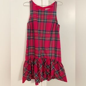 Vineyard Vines Red Plaid Dress. Size 8
